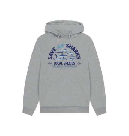 Rapanui x Shark Trust Species Athletic Grey Hoodie