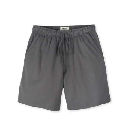 Men's Organic Cotton Pyjama Slate Grey Shorts