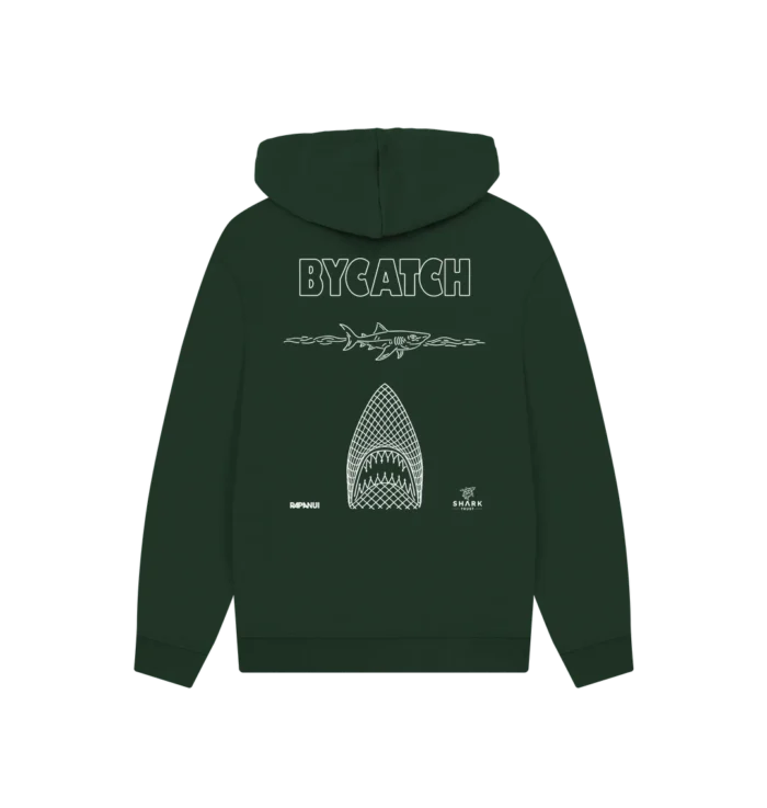 Rapanui x Shark Trust Bycatch Green Hoodie