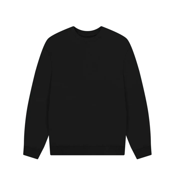 Men's Oversized Black Sweatshirt