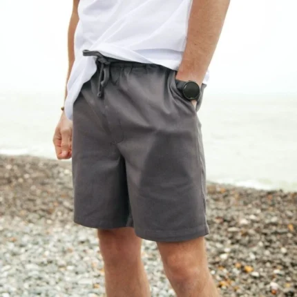 Men's Drawstring Slate Grey Shorts
