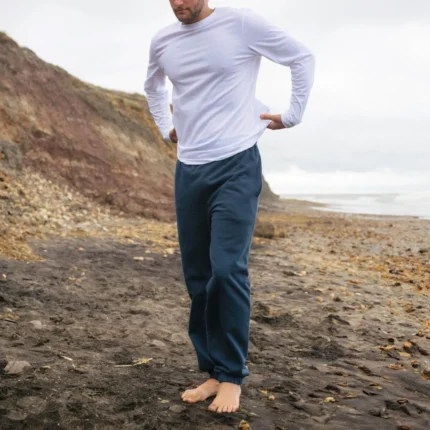 Men's Organic Cotton Navy Joggers