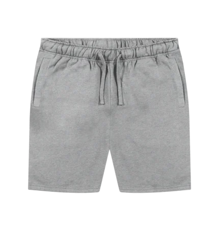 Men's Organic Cotton Jersey Athletic Grey Shorts